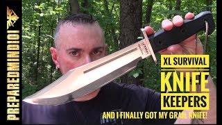 FAQ: XL Survival Knife Keepers/I Got My Grail Knife! - Preparedmind101