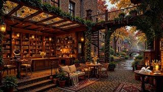 Relaxing Jazz Instrumental Music ~ Cozy Coffee Shop Ambience with Smooth Jazz Music to Study