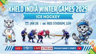 LIVE - ICE Hockey - Khelo India Winter Games 2025 Ladakh - Day 4