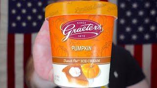 Graeter's Pumpkin French Pot Ice Cream Review | Happy Haloween!