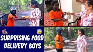 Uma Riyaz Surprising Food Delivery Boys | Emotional Moment | Uma Riyaz