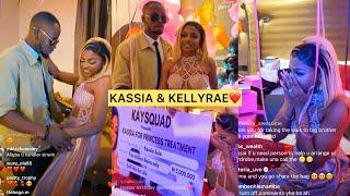 KASSIA MASSIVE BIRTHDAY SURPRISE️KELLYRAE & KASSIA DANCE BBNAIJA NO LOOSE GUARD| BBNAIJA
