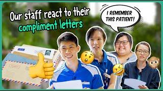 Staff react to their compliment letters | International Allied Health Professionals Day