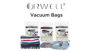 Orwell Vacuum Bags - How to use