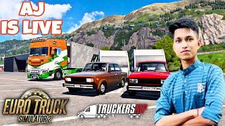 Epic Trucking Adventures: Live Euro Truck Simulator 2 with AJ The Ace | TMP Live | #live India