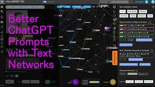 ChatGPT Prompt Engineering with InfraNodus Text Network Visualization App