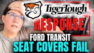 TigerTough's Response! Tried My Seat Covers on Non-Swivel Seats-Surprising Results