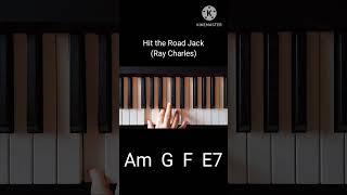 Hit the Road Jack (Ray Charles) #shorts #piano #pianolessons #lesson #learning #pianomusic