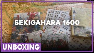 Unboxing | Sekigahara 1600 | Serious Historical Games | The Players' Aid