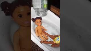 girls bathtime routine