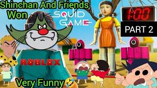 Shinchan Won Squid GameWith His Friends In Roblox! (Part 2) Gone Very Funny - GREEN GAMING