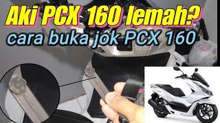 Cara membuka JOK PCX 160 jika aki lemah / soak