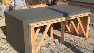 CONCRETE COUNTERTOP for BBQ island