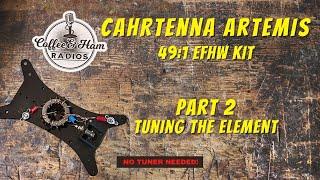 BEGINNER Ham Radio Antenna build: CaHRtenna Artemis, 49:1 EFHW Part 2