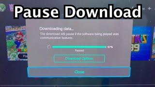 Nintendo Switch: How to Pause Download or Resume