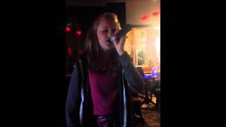 Phoebe bostock singing chandelier sia age 13