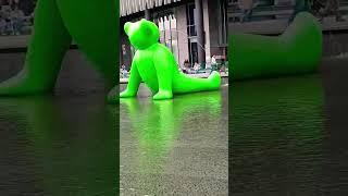 Green toy Bear! tour and you tube