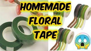 Diy Floral tape/Homemade Floral tape/How to make Floral tape at home/Easy Floral tape making at home