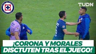 ¡Hay tiro! Jesús Corona e Iván Morales estallan al final del partido I TUDN