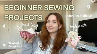 EASY BEGINNER SEWING PROJECTS | TUTORIAL