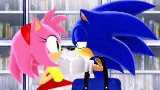 MMD Skit [Sonic] MLB Scene - Adrien flirts with Marinette (SonAmy ver.)