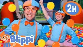 Playing Games in Blippi's Clubhouse | BEST OF BLIPPI TOYS | Educational Videos for Kids