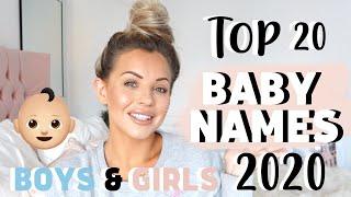 TOP 20 BABY NAMES OF 2020 | Lucy Jessica Carter