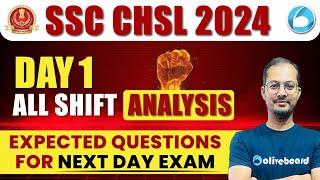 SSC CHSL 2024 1 July | All Shift Analysis | Expected Questions for Next-Day Exams By Vipin Sir