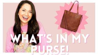 WHAT'S IN MY BAG 2023 / Madewell Transport Tote - What's In My Purse