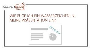 Wasserzeichen zu deiner Powerpoint-Präsentation hinzufügen