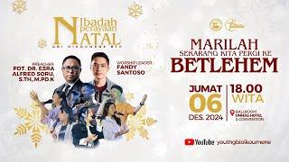 Ibadah Perayaan Natal GBI Oikoumene | 18:00 WITA Jumat, 06 Desember 2024 || Pdt. Esra Alfred Soru