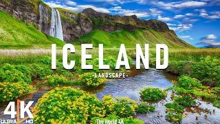 Iceland 4K Nature Relaxation Film - Meditation Relaxing Music - Amazing Nature