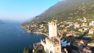 The Scaligero Castle in Malcesine (Garda Lake)