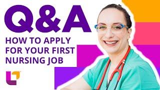 How To Apply For Your First Nursing Job - Free Office Hours | @LevelUpRN