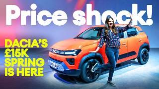 The £15k electric supermini is HERE! - 2024 Dacia Spring FIRST LOOK | Electrifying.com