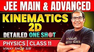 Class 11 Physics | Kinematics 2D | One Shot | JEE 2025 | JEE 2026 | Vinay Shur Sir | Vedantu JEE