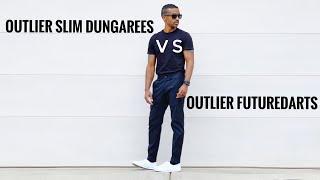 Outlier Slim Dungarees VS Outlier FutureDarts an honest review.