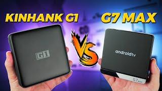 KINHANK G1 vs G7 MAX - Qual o MELHOR TV BOX Potente pra IMPORTAR?