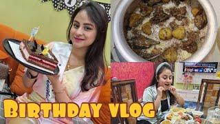 23rd Birthday Wala Vlog Sathe Mutton biriyani  #banglavlog #birthday #bengalivlog