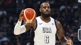 Team USA Beats Germany LeBron James Scores 20 Points Team USA Postgame!!