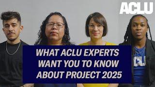 Project 2025: A Roadmap for a Tyrant | ACLU