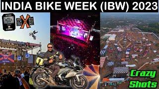 INDIA BIKE WEEK GOA 2023- VLOG | Crazy Event & Insane Night Show | Heaven For Bikers  WanderSane