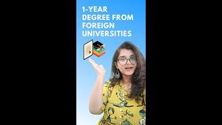 1-year Degree from Universities Abroad || #shorts #studyabroad #MIM