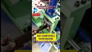 STEEL BAR CHAMFERING FACING MACHINE #chamfering #machine #chamfer #facing #shorts #technology #lathe