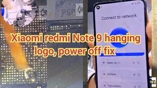 Xiaomi redmi Note 9 hanging logo, power off dead fix || CPU Reballing problem