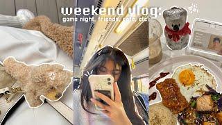 weekend vlog : friends, game night, cafe, just4kira, etc!