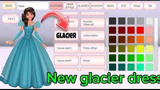 NEW PRINCESS GLACIER DRESS| SAKURA SCHOOL SIMULATOR | TUTORIAL VIDEO