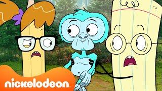 Rock, Paper, Scissors & Pencil Are LOST On A Mountain!  BRAND NEW Scene | Nicktoons