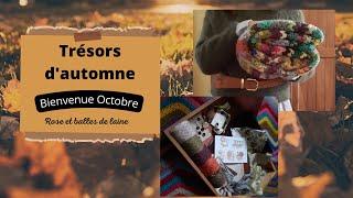 Bienvenue Octobre, Les petits trésors d'automne de Bleu de Toiles et un avant Vlogtober!