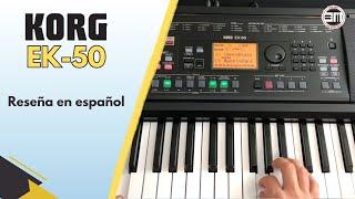 Korg EK50 Probando sonidos